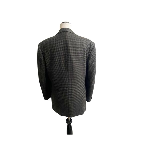 Vintage GianFranco Ruffini Men’s Houndstooth Blazer 100% Lambswool Size 38/Small - Picture 4 of 15